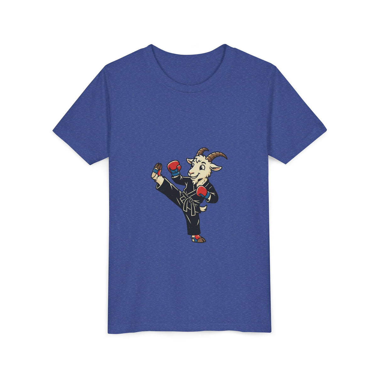 Kids Martial Arts Goat Tee — Youth Karate Kick Shirt