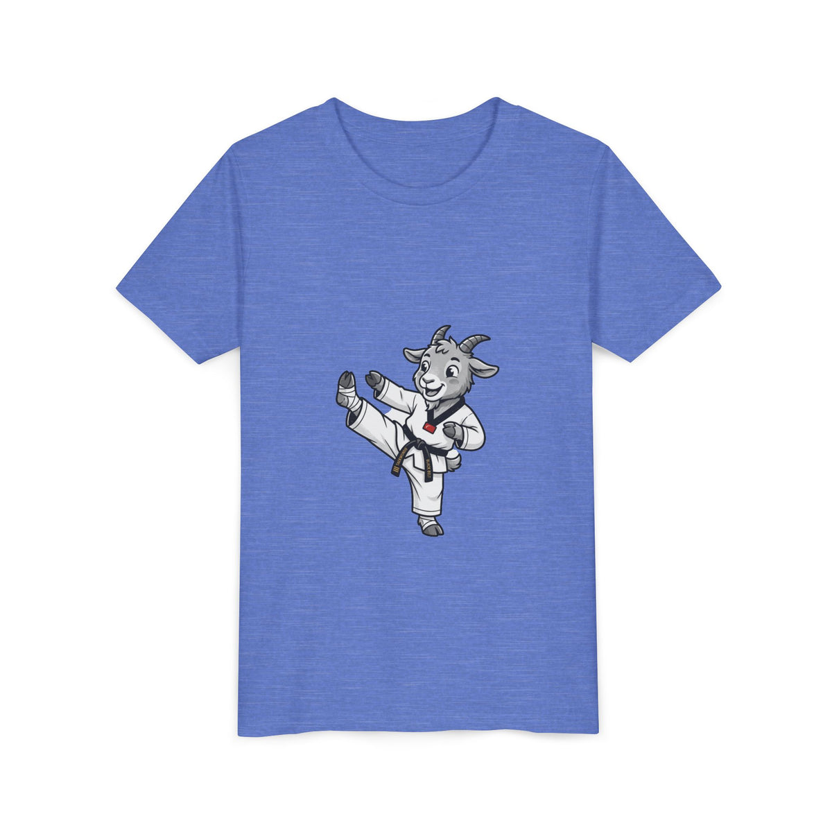 Youth Karate Goat T-Shirt — Cute Martial Arts Kid Tee