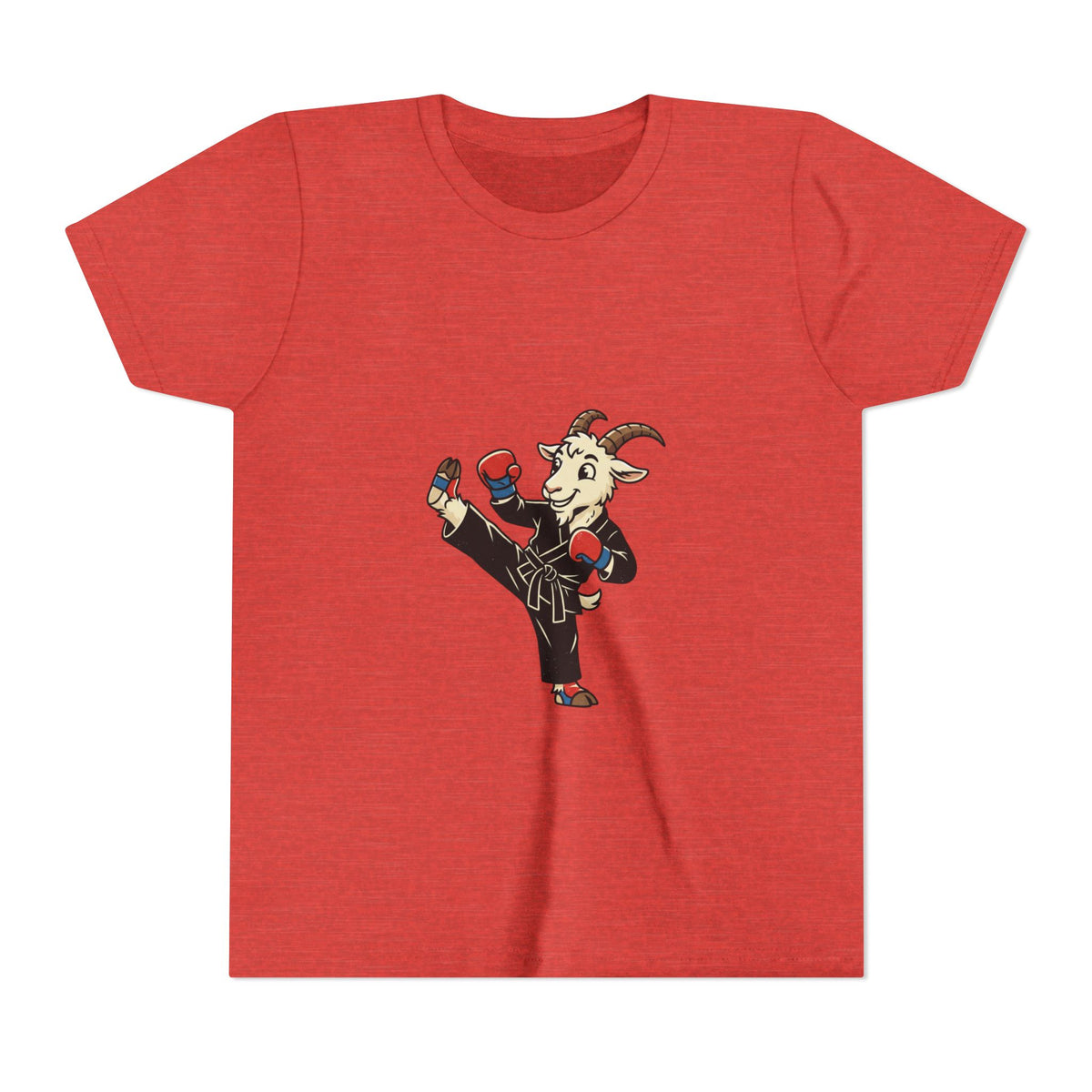 Kids Martial Arts Goat Tee — Youth Karate Kick Shirt