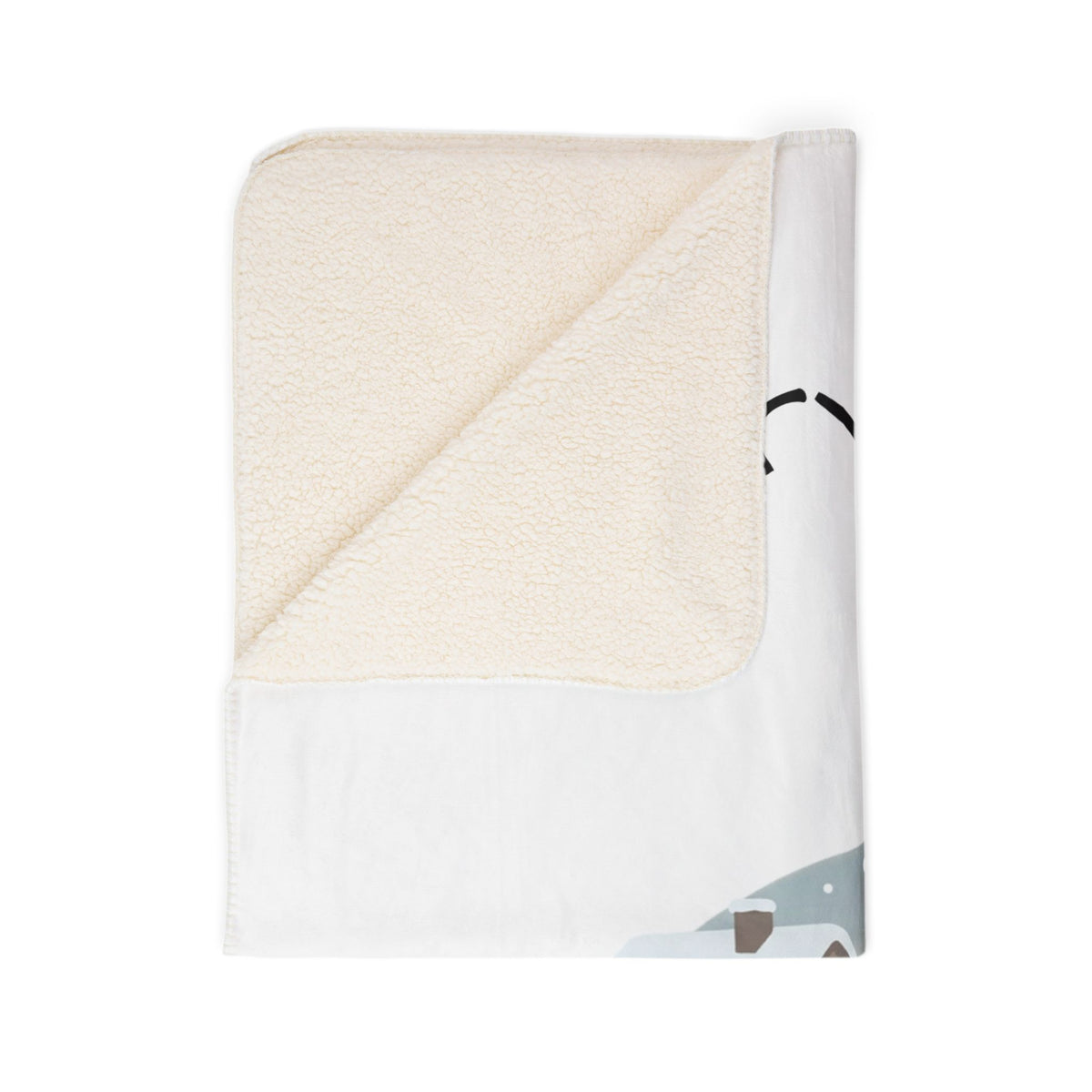 Merry Goatmas Fleece Blanket | Christmas Goats Holiday Sherpa Throw