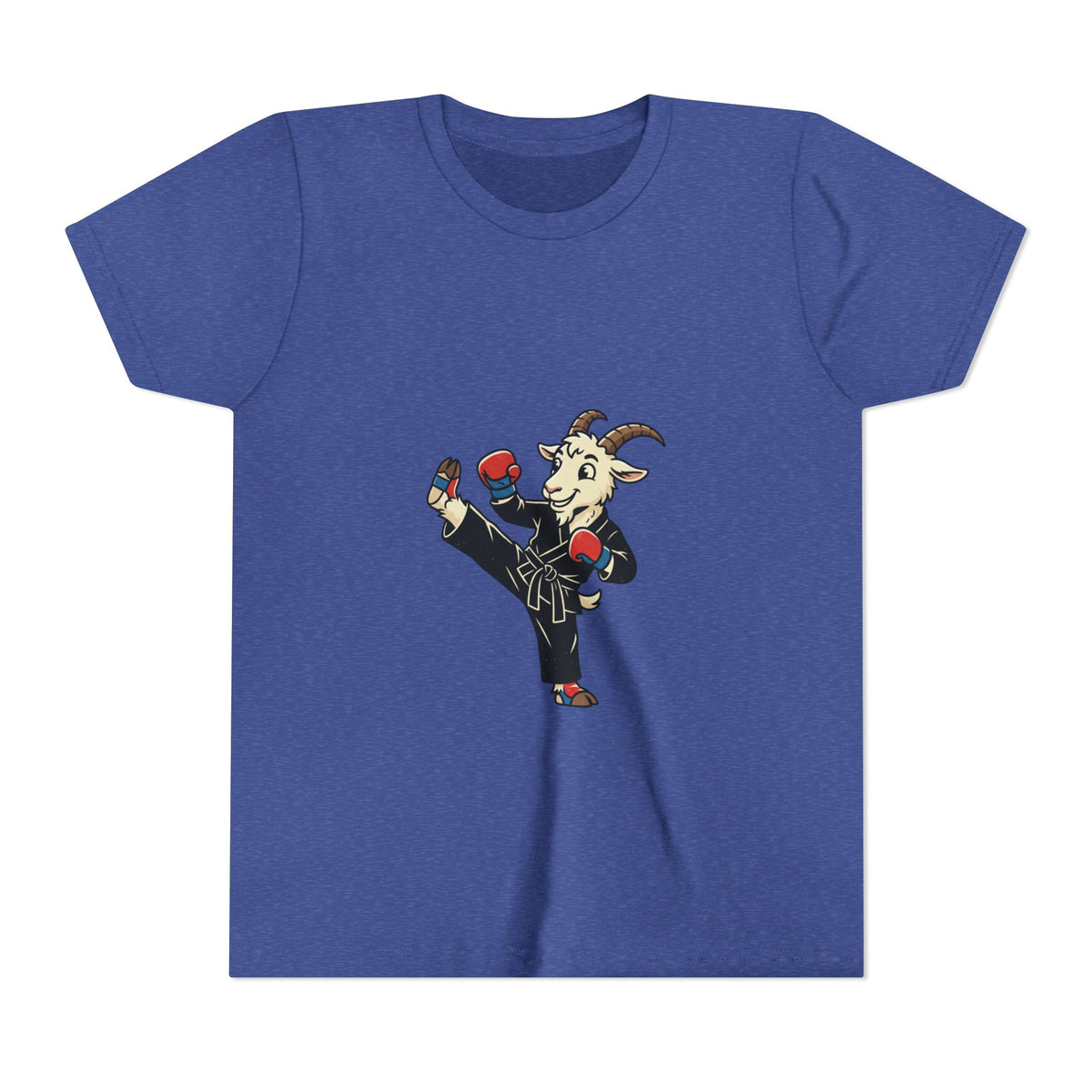 Kids Martial Arts Goat Tee — Youth Karate Kick Shirt