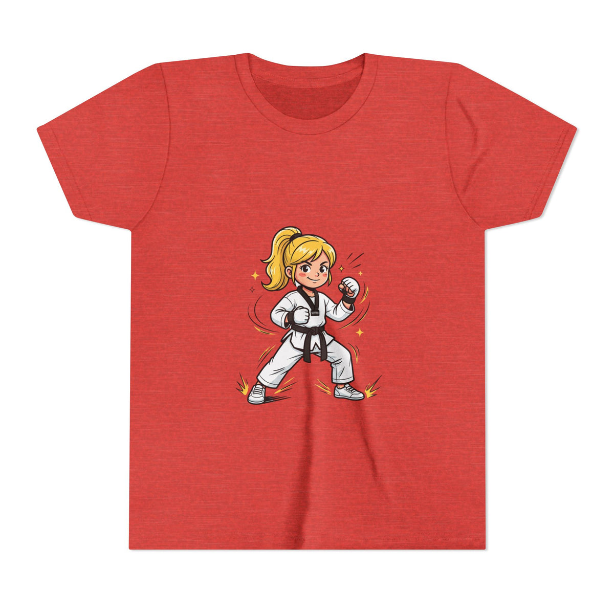 Youth Karate Girl Tee — Girls Martial Arts Short Sleeve Shirt