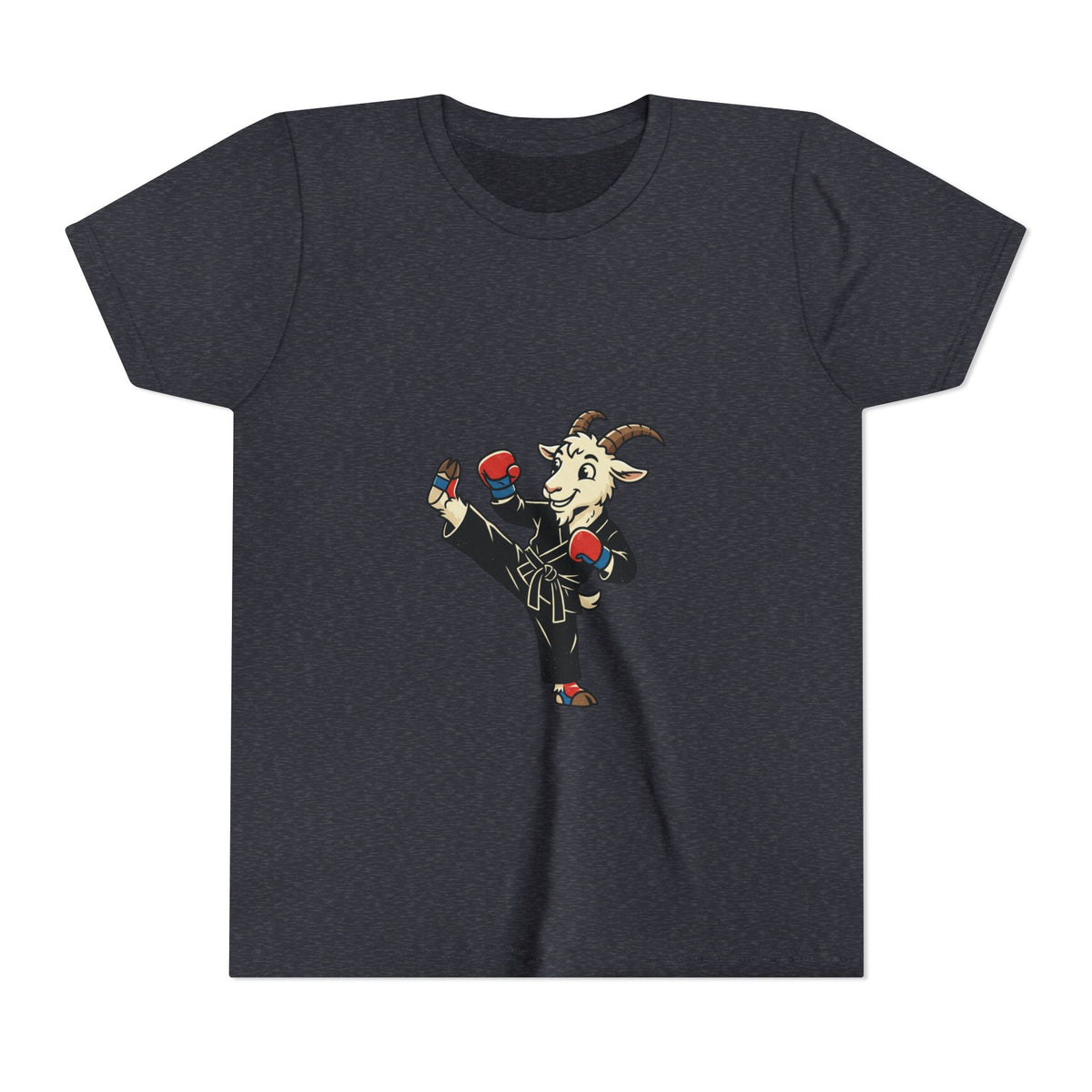 Kids Martial Arts Goat Tee — Youth Karate Kick Shirt
