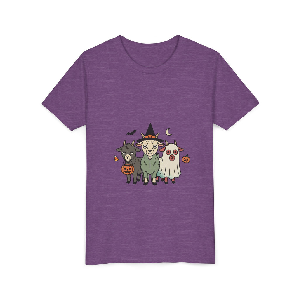 Kids Halloween Goat Squad Tee — Cute Witch, Ghost & Pumpkin Costume Shirt