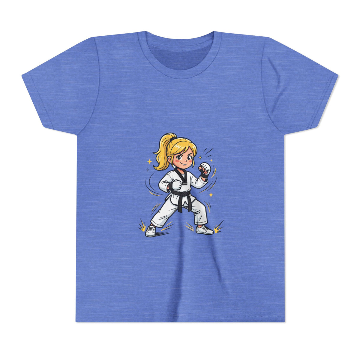 Youth Karate Girl Tee — Girls Martial Arts Short Sleeve Shirt