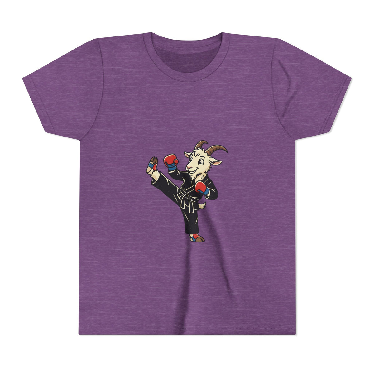 Kids Martial Arts Goat Tee — Youth Karate Kick Shirt