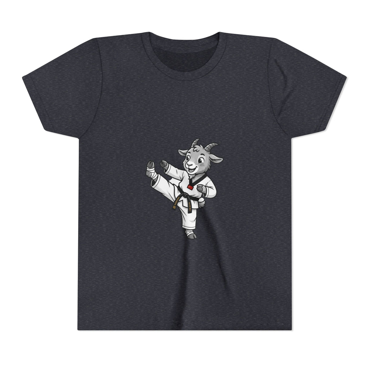 Youth Karate Goat T-Shirt — Cute Martial Arts Kid Tee