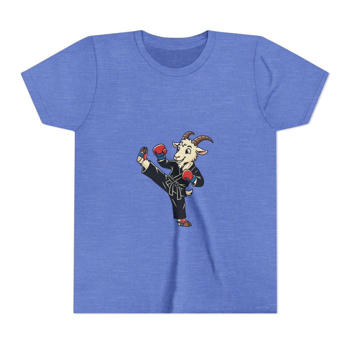 Kids Martial Arts Goat Tee — Youth Karate Kick Shirt