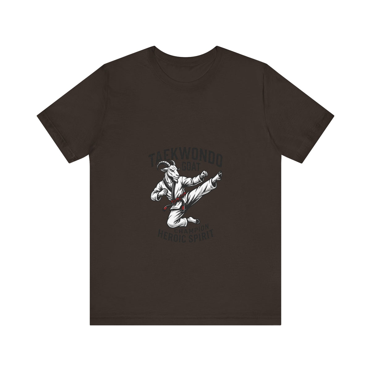 Taekwondo GOAT T-Shirt — Champion Heroic Spirit Martial Arts Tee