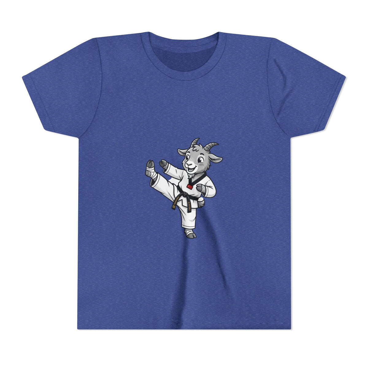 Youth Karate Goat T-Shirt — Cute Martial Arts Kid Tee
