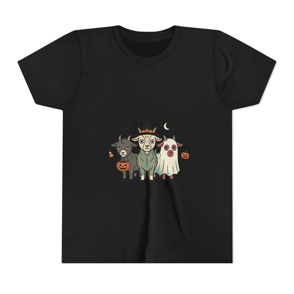 Kids Halloween Goat Squad Tee — Cute Witch, Ghost & Pumpkin Costume Shirt