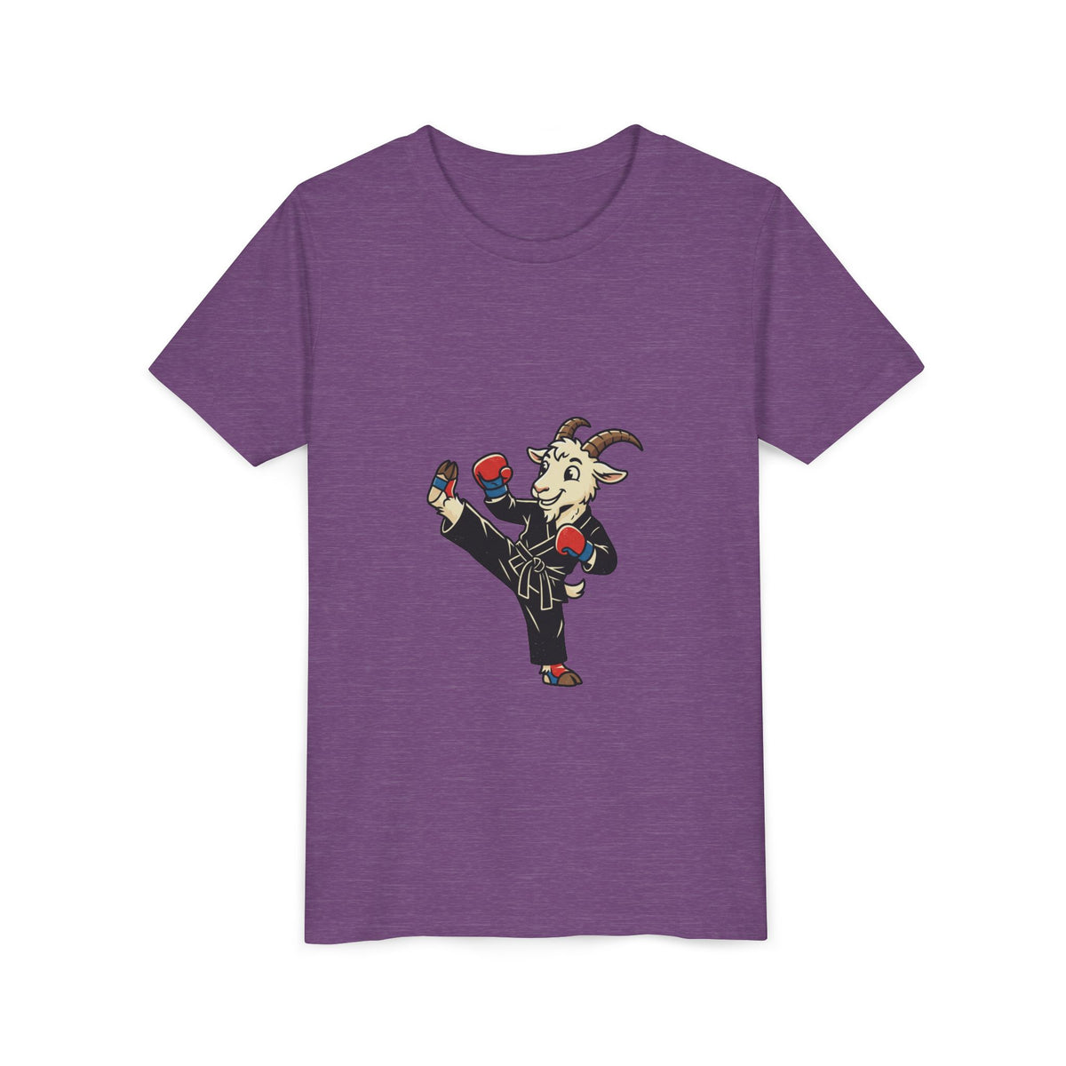 Kids Martial Arts Goat Tee — Youth Karate Kick Shirt