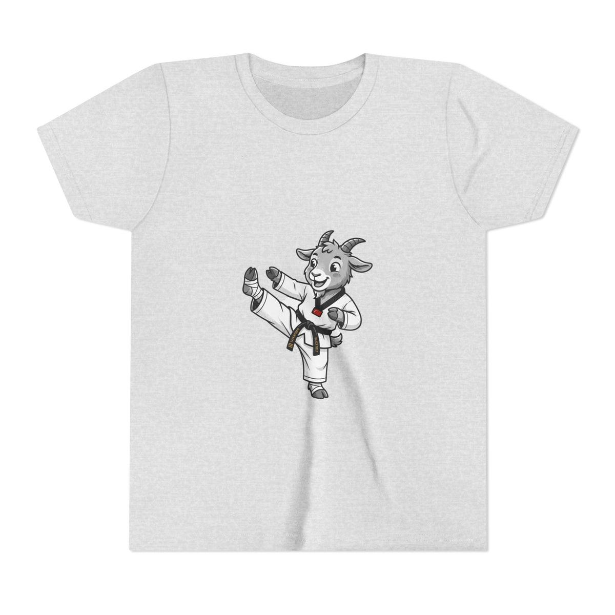 Youth Karate Goat T-Shirt — Cute Martial Arts Kid Tee