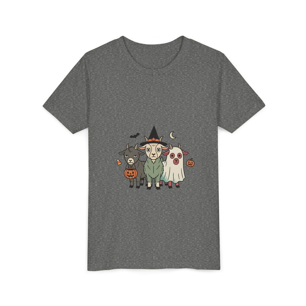 Kids Halloween Goat Squad Tee — Cute Witch, Ghost & Pumpkin Costume Shirt