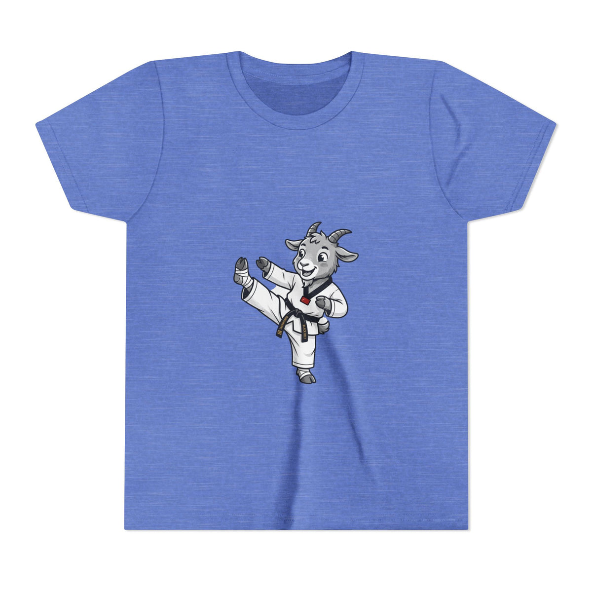 Youth Karate Goat T-Shirt — Cute Martial Arts Kid Tee