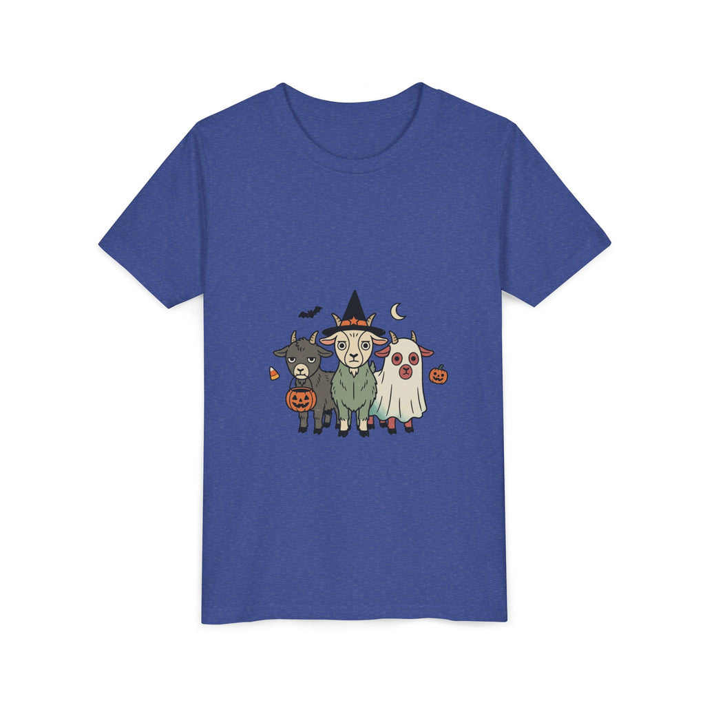 Kids Halloween Goat Squad Tee — Cute Witch, Ghost & Pumpkin Costume Shirt