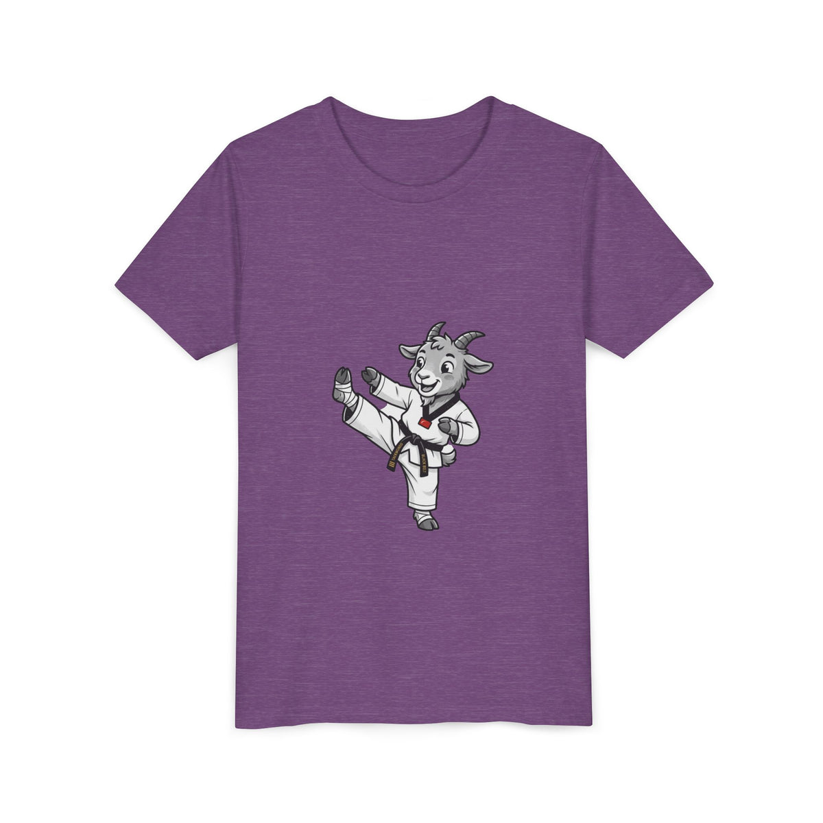 Youth Karate Goat T-Shirt — Cute Martial Arts Kid Tee