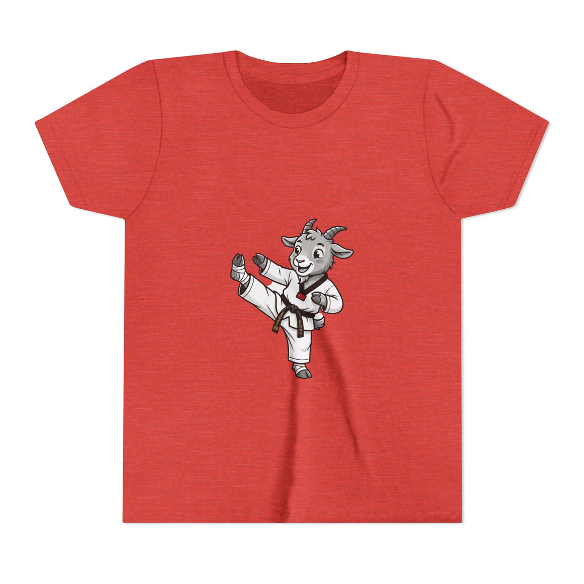 Youth Karate Goat T-Shirt — Cute Martial Arts Kid Tee